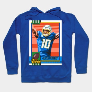 Retro Justin Herbert Card Hoodie